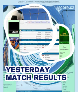 Soccer results yesterday all teams